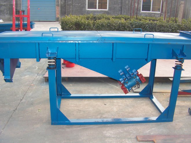 making production line choose construction\Corn starch linear vibrating screen