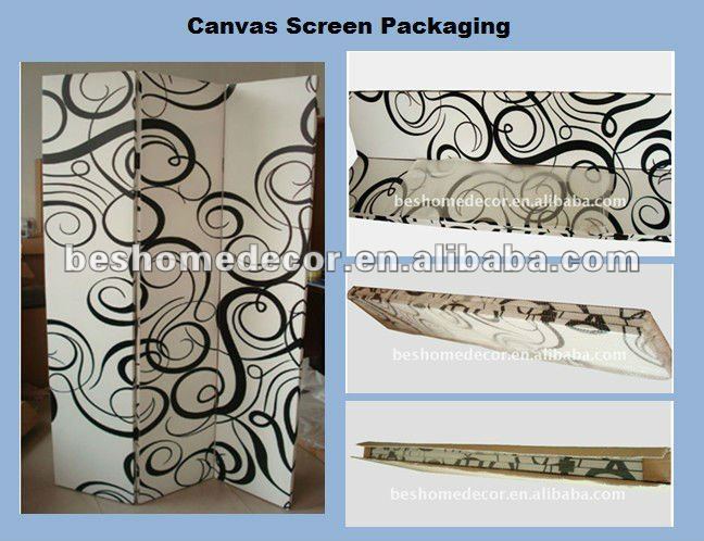 Canvas screen packaging