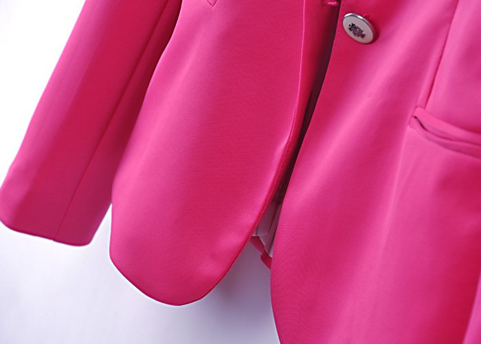 Free Shipping 2012 New Arrival Women Suit with Pink, Orange Colors, Made of Cotton & Spandex with Lining, Vogue, Refresh WW1805