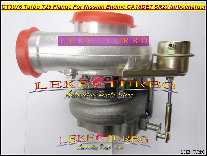 GT3076 Turbo T25 Flange For Nissian Engine CA18DET SR20 Turbocharger (2)