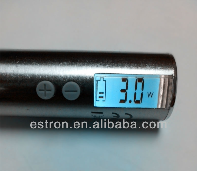 2014 new ego variable voltage battery ego vv3 with ecig ohm meter,premium quality with factory price vv3 ego