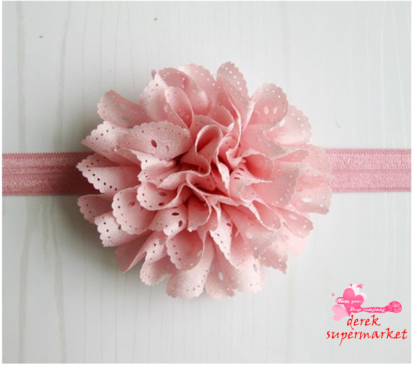 146 New baby headband with flower 25   Flower For Baby Headband Girl's Hair Accessories,Handmade Flower XM 97 