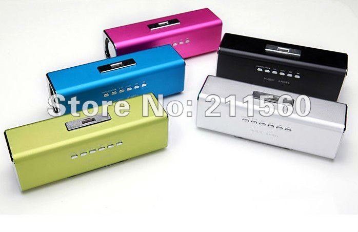 10pcs soundbox Music angel UK2 speakers lithium battery + FM+U disk+SD/TF card Free shipping 10pcs soundbox Music angel UK2 speakers lithium battery + FM+U disk+SD/TF card Free shipping