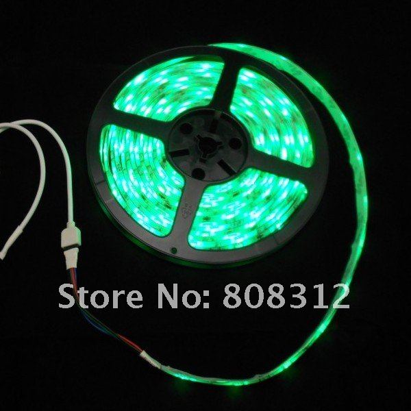 Free Shipping 10M 5050 RGB waterproof Flexible Strip tape 30led/Meter + IR 24 key controller + 1 to 3 rgb connector + DC cable