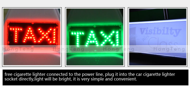 タクシーの信号トップ広告が表示されタクシーの付属品仕入れ・メーカー・工場
