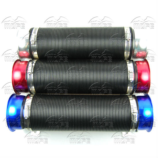 Universal EPDT Multi-flexible Expandable 76mm 3 Inch Cold Air Intake Pipe Kit Air Filter Silver Red Blue DSC_0541