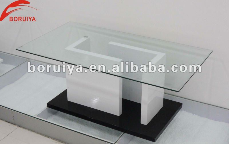 Modern White High Gloss Desk Glass Top Coffee Table India Modern White High Gloss Desk Glass Top Coffee Table India