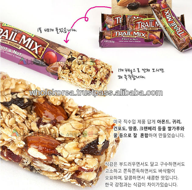 Trail mix bar / Fruits & nuts bar / Meal replacement / Snack bar,South