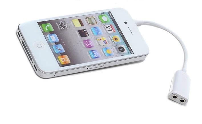 5in1 Kit Charger For iphone 4S 4 3G 3GS, Car Charger+Data Charger+Earphone+Audio Splitter+Wall Charger, 1 Set/5pcs FreeShipping