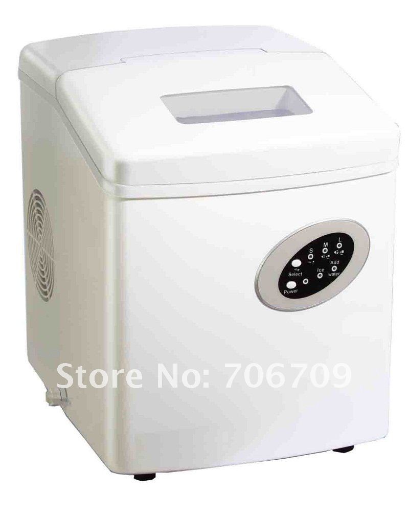Free Shipping ! Wholesale  MZB-12A 26lb Portable Automatic Ice Cube Maker Machine Family Ice Maker Machine