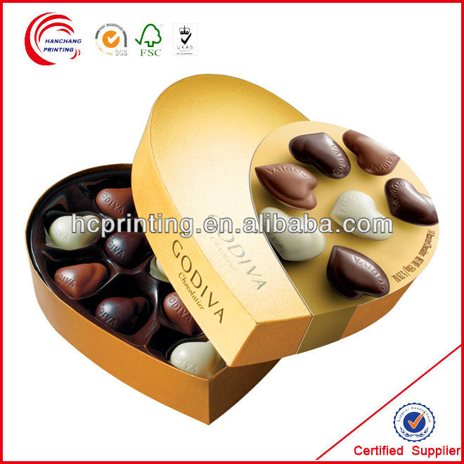 elegant packaging box for chocolate candy box dividers