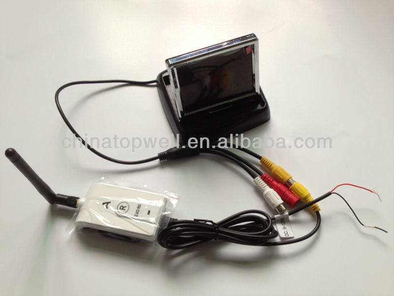 最新2014年200mw遠い距離安定した品質dc9v~50v重い- デューティ2.4ghzワイヤレスビデオトランスミッターの車やバン・受信機問屋・仕入れ・卸・卸売り