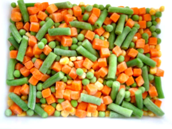 fresh vegetable frozen mixed vegetables hot sale