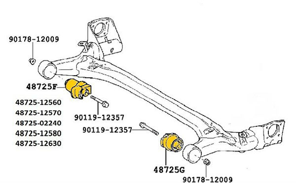 toyota corolla rear suspension #5