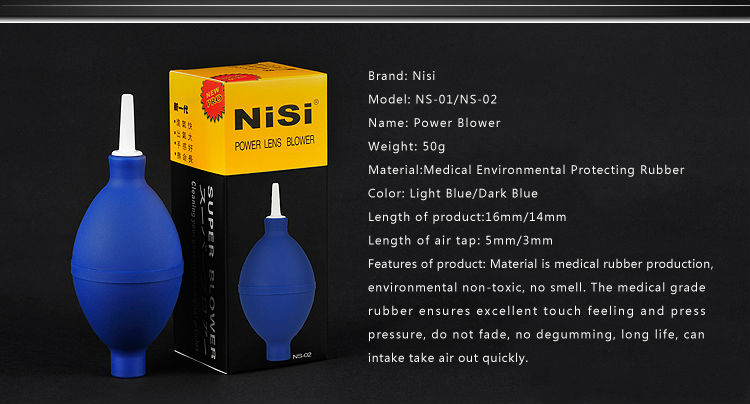 NISI Factory OEM- camera lens cleaning kit lens PVC air blower