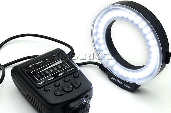 Meike FC-100 Macro Ring Flash/Light for Canon EOS 600D 60D 7D 550D 1100D T3i T3