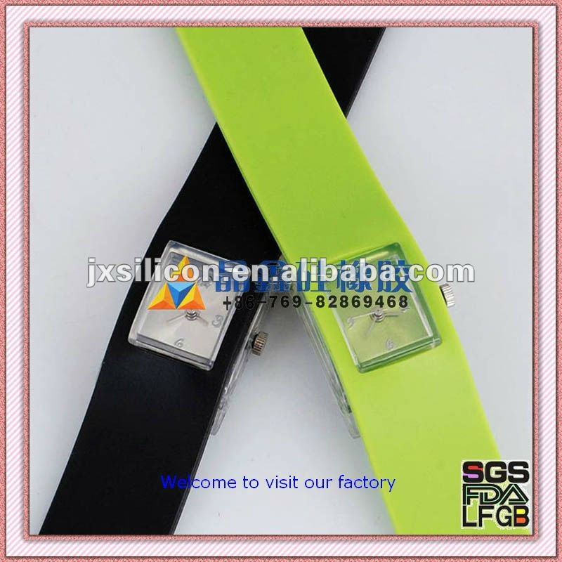 Chewing gum silicone watch