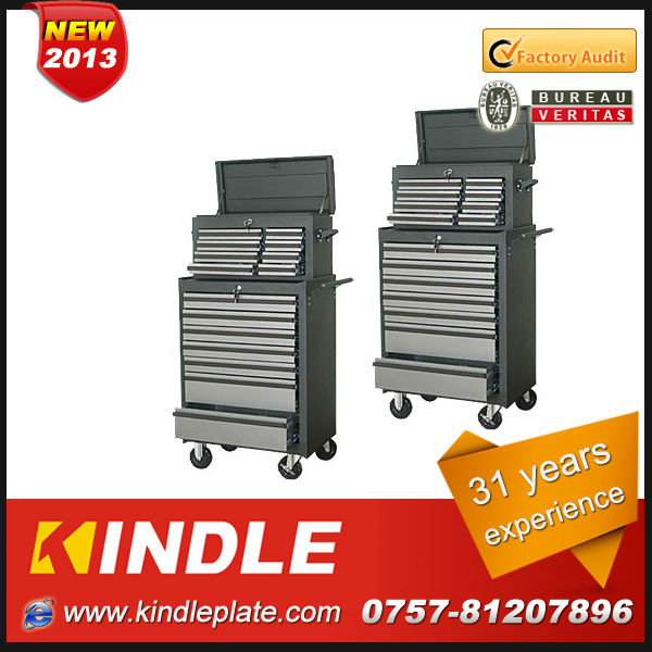Kindle 2013 heavy duty hard wearing tool cabinet with three layers