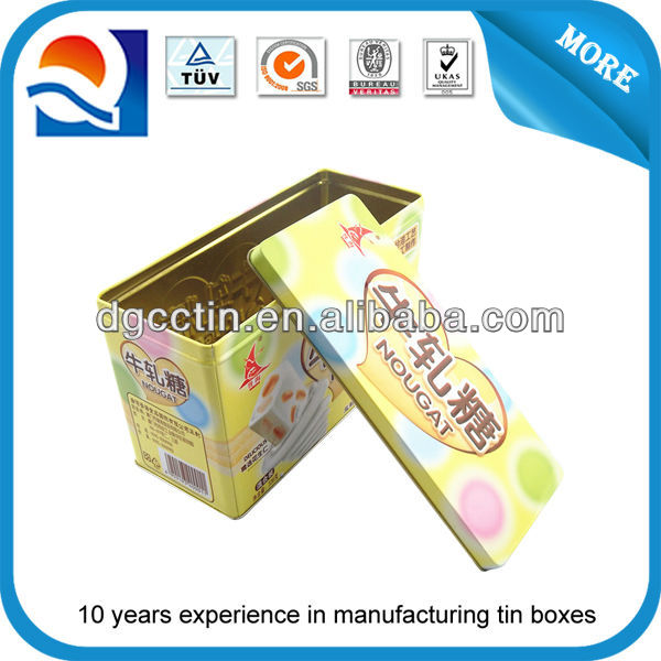 CMYK printing elegant tin box