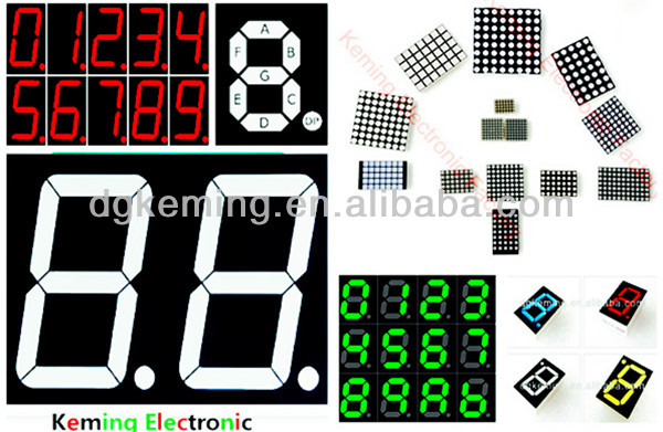 Ali Escrow 12 inch 7 segment led display for gas / petrol station