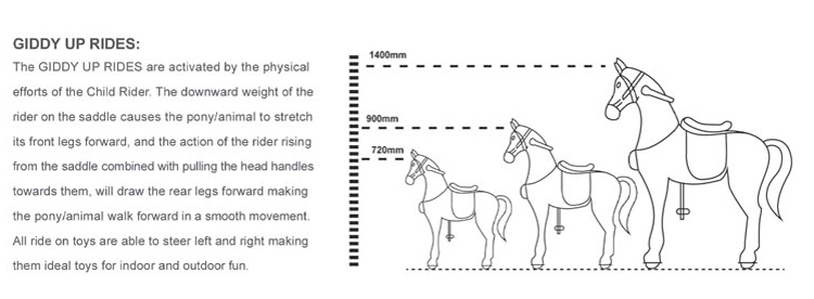 ライディングぬいぐるみの馬のおもちゃ& 豪華な馬の乗馬馬のための動物のおもちゃギフト問屋・仕入れ・卸・卸売り