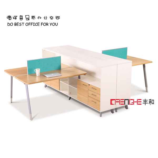 オフィスのテーブルのデザインオフィスのワークステーションの4人用の写真問屋・仕入れ・卸・卸売り