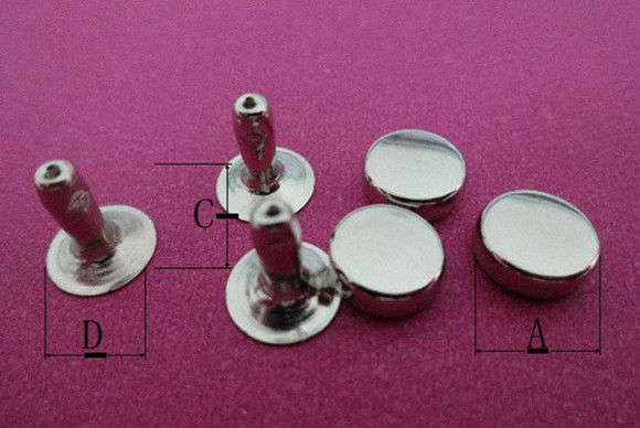 nf12mmダブルフェイスリベットの靴鉄ニッケルハードウェアの付属品問屋・仕入れ・卸・卸売り