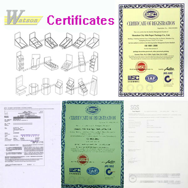 Chocolate Bars Ladder Design Cardboard Exhibition Display Box
