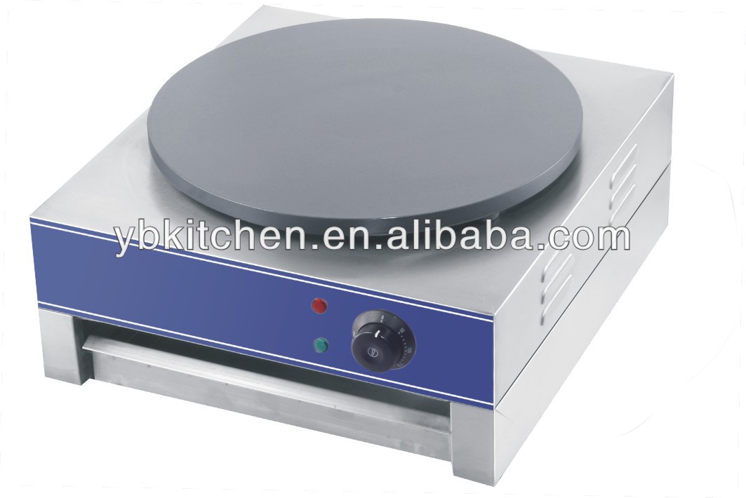 Cast Iron Electric Single Automatic Crepe Machine,China Y&B price