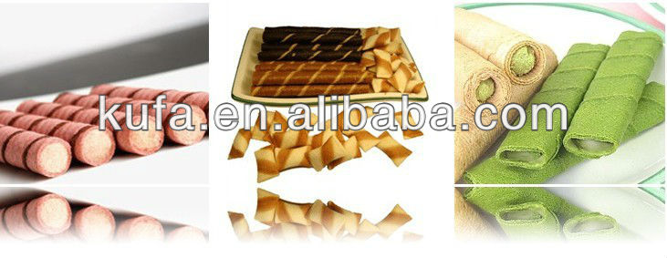 KF automaic egg roll machine/wafer stick line