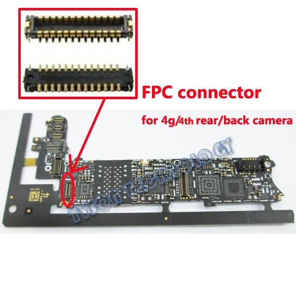 Купить FPC разъем для iphone 4 4 g задний задняя камера на системной ...
