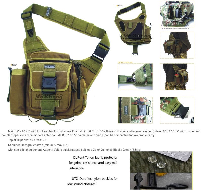 軍隊のための人のショルダー・バッグ(人のメッセンジャー袋)、警察および旅行使用問屋・仕入れ・卸・卸売り