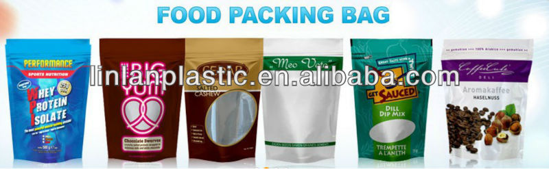 biodegradable tea packaging stand up plastic zipper bag aluminum foil zipper bag for coffee and tea