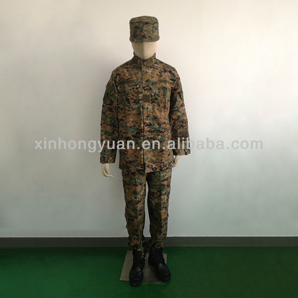 新しいデザイン2013綿３５％ポリエステル６５％陸軍の制服問屋・仕入れ・卸・卸売り