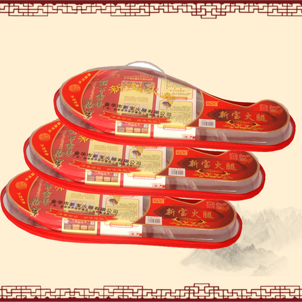 China jinhua dates ham pork meat export hams 1500g