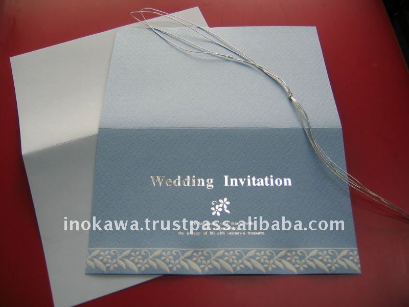  Japanese Style Wedding Invitation Card Beautiful Simple Look