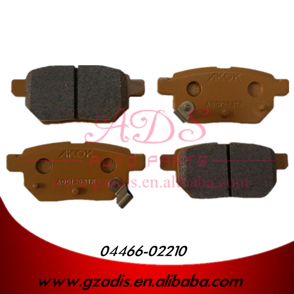 のためのzre152/カローラトヨタ車用ブレーキパッドoem: 04466-02210問屋・仕入れ・卸・卸売り