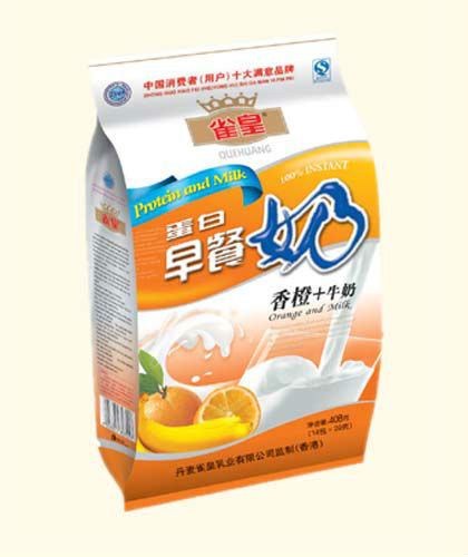 Peacock Protein Breakfast Milk with Milk & Orange