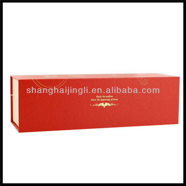 Red wine glass handmade packing boxes design