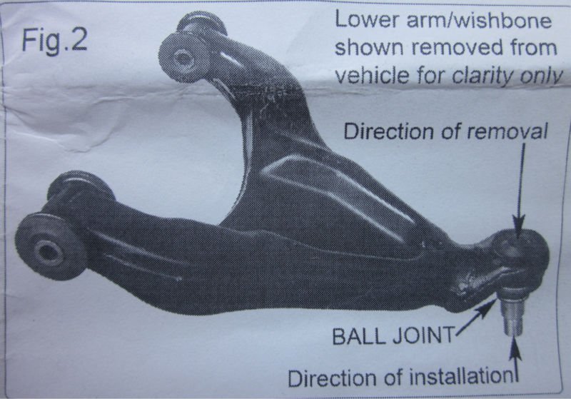 1970 Mercedes removal ball joint #1