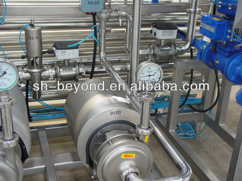 (ISO/CE) fully automatic juice milk uht tube/pipe sterilizer