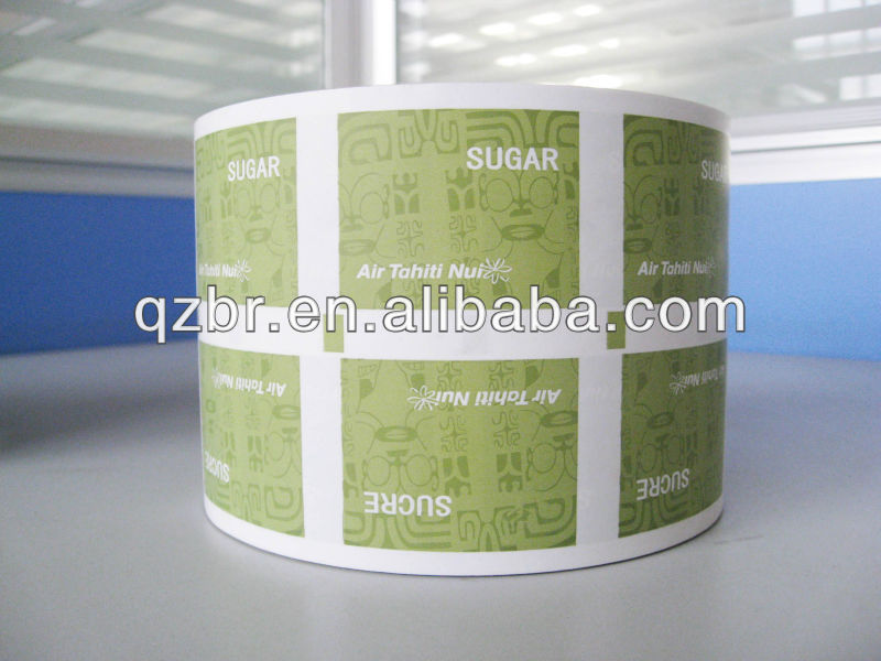 Printed and laminated paper/PE paper for sugar,salt,black pepper packaging