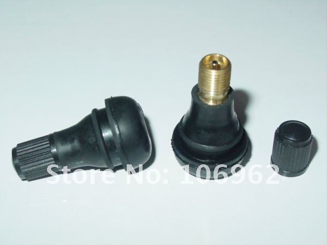 Wholesale - 100 pcs/lot TR412 Tire (tyre) valves snap-in tubeless valves (natural rubber) for motorcycles