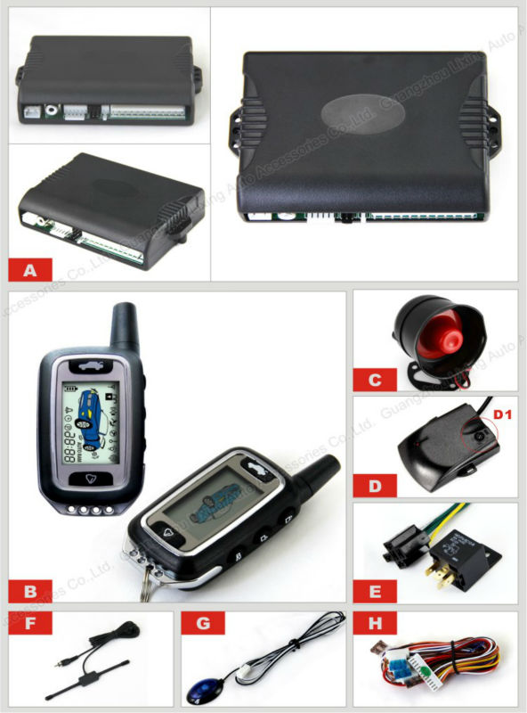 Two Way Fm Lcd Auto Security Manual