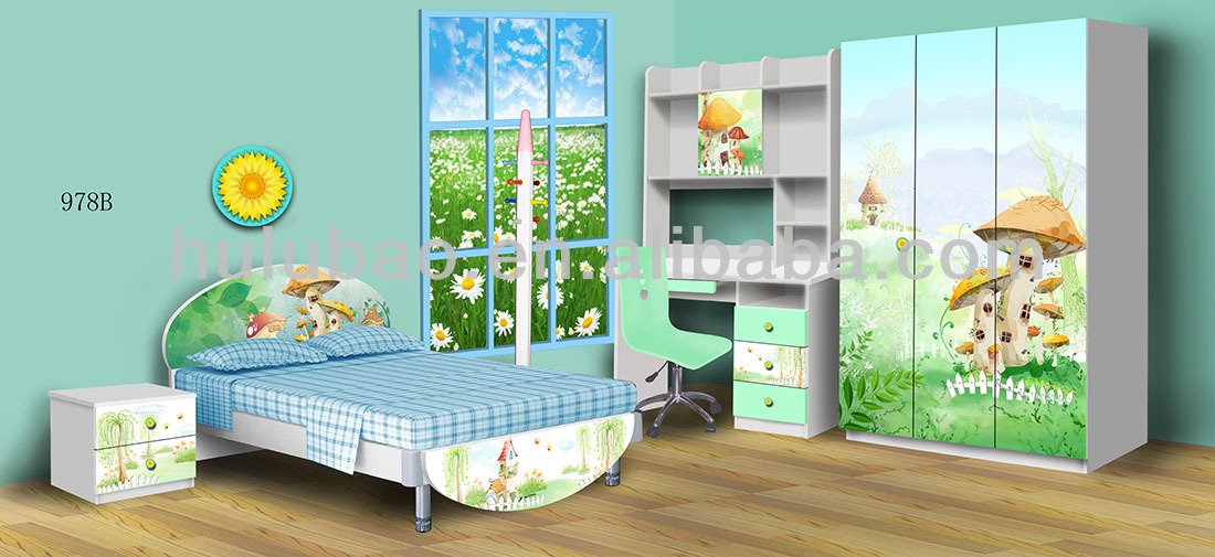 子供の寝室の家具2014年安い967g女の子の部屋の家具仕入れ・メーカー・工場
