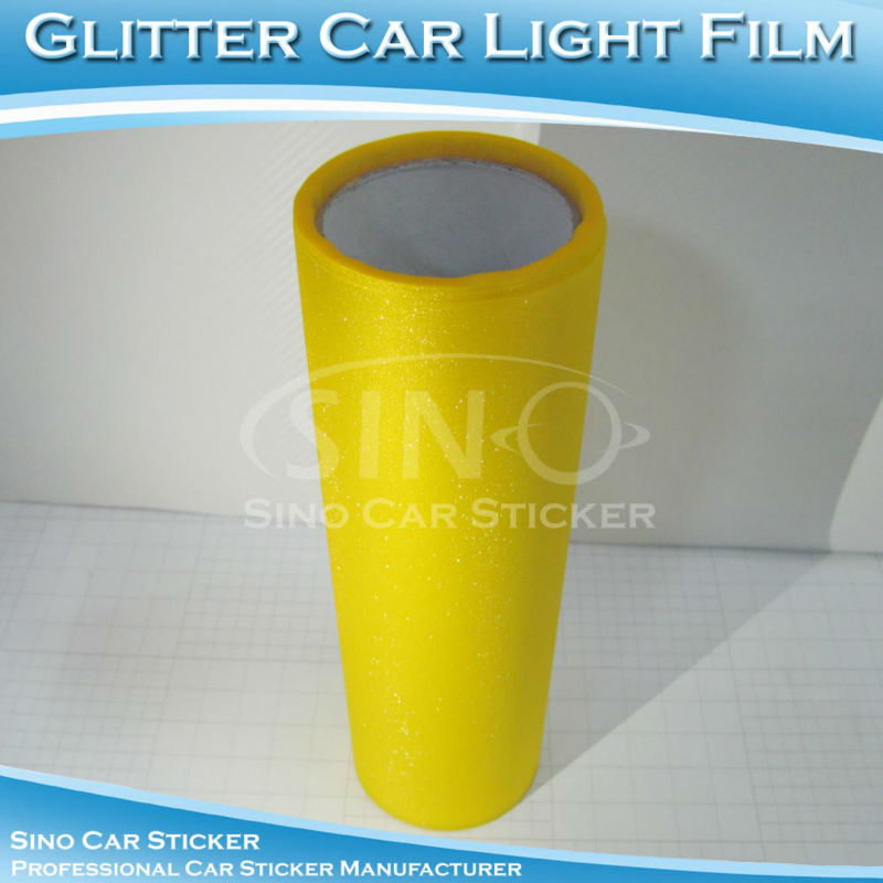 青ラメのヘッドライトのビニールフィルム0.3*10m車の装飾のための問屋・仕入れ・卸・卸売り