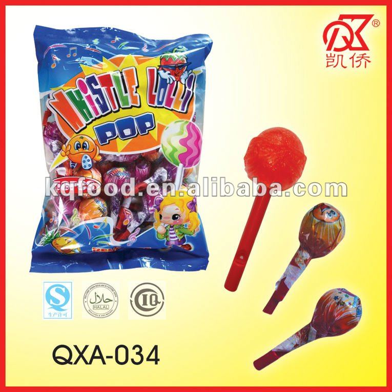 10g Halal Fruity Mini Lollipop Whistle Pop