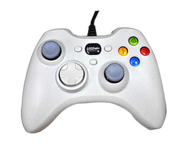 Купить черный/белый usb проводной игровой контроллер gamepad для pc ...