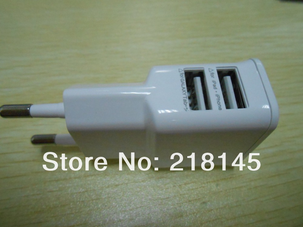 デュアルusbパワーユニバーサル5v2aアダプタ携帯電話用問屋・仕入れ・卸・卸売り