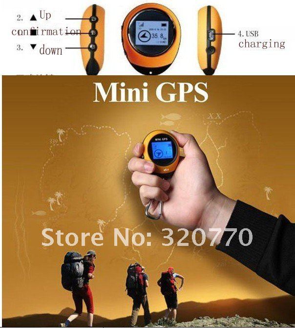 Купить Мини ручной gps Открытый переносной брелок gps приемник usb gps ...